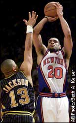 Mark Jackson and Allan Houston