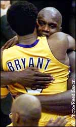 Kobe Bryant and Shaquille O'Neal