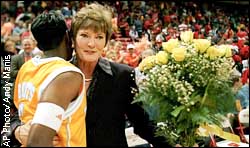 Niya Butts and Pat Summitt