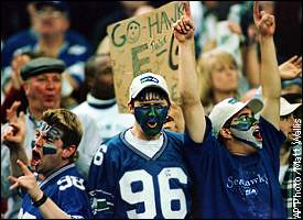 Seattle Seahawk fans