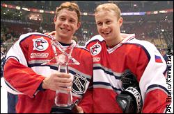 Pavel and Valeri Bure