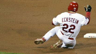 Eckstein's 4 Hits Lead Cards to 3-1 Series
      Lead